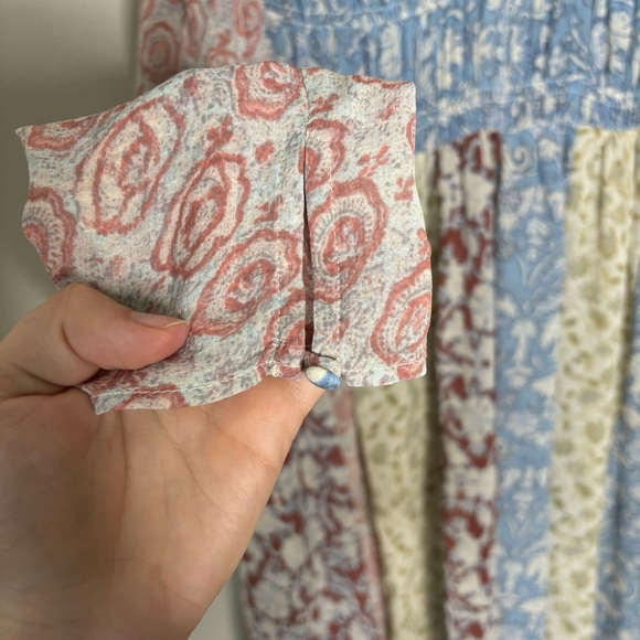 Free People Merrie Mixed Print Tunic In Lilac Size small - Picture 4 of 10